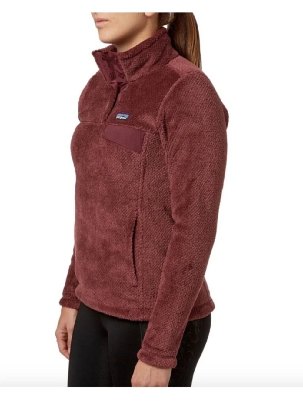 Patagonia Women's Re-Tool Snap-T Pullover in Kiln Pink Size Medium